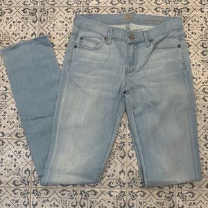 7 For All Mankind Light Blue Straight Leg Jeans